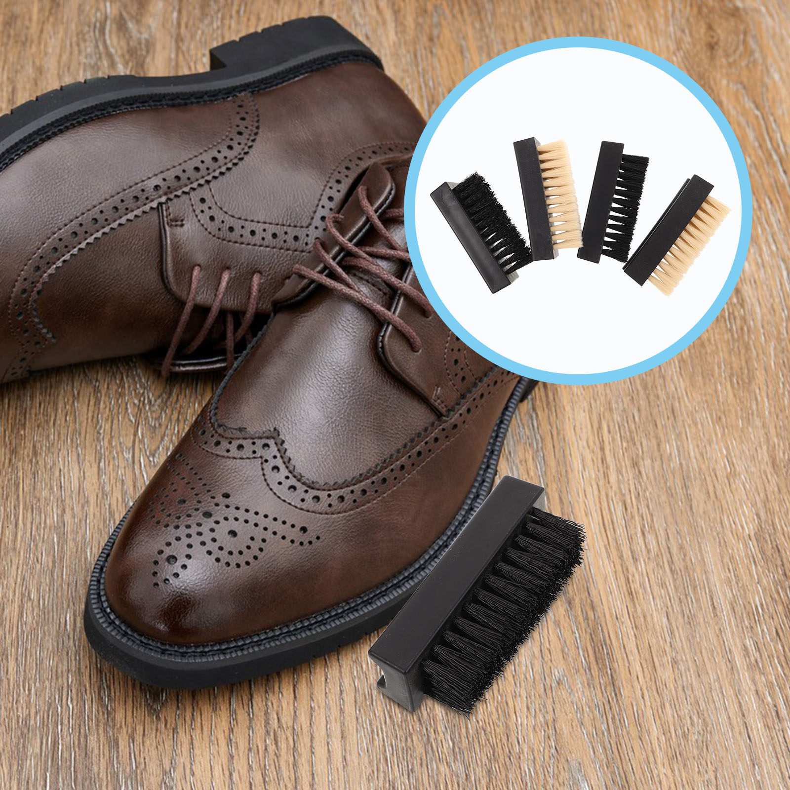 Sneaker Care Set - 4Pcs Set Sikat Pembersih Sepatu Multifungsi