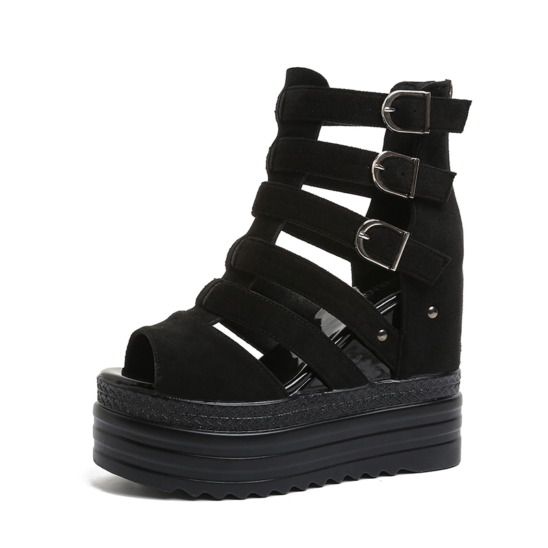 Leather Sneaker Care Kit - Sandal Kulit Wanita Desainer 11CM, Sandal