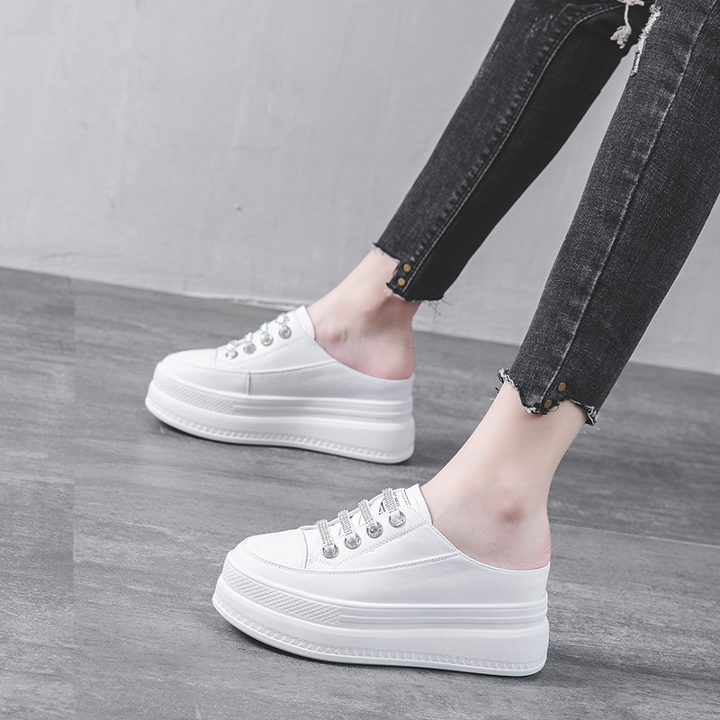 Leather Sneaker Care Kit - Sepatu Sandal Wanita Kulit Asli 8.5cm,