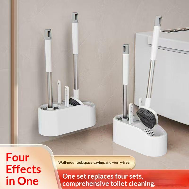 Brush Bristle Set - 1 Buah/Set Set Sikat Toilet Multifungsi