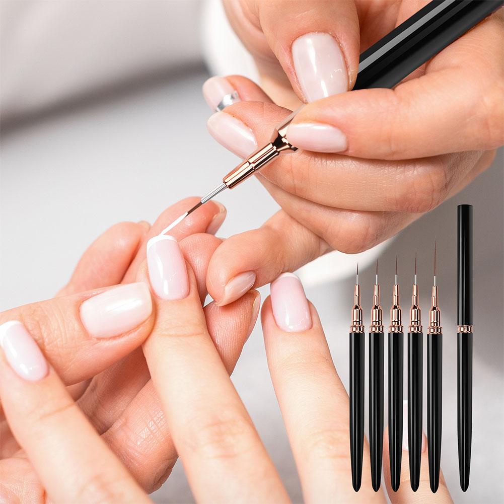 Set Kuas Nail Art 5 PCS 9mm 11 - Brush Bristle Set ulasan dan harga