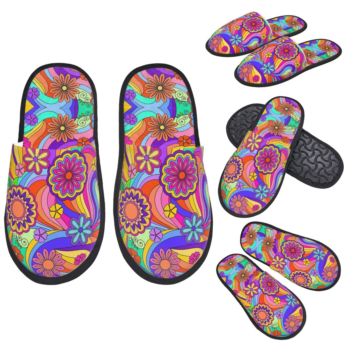 Sandal Rumah Wanita Motif Bung - Insole Memory Foam ulasan dan harga