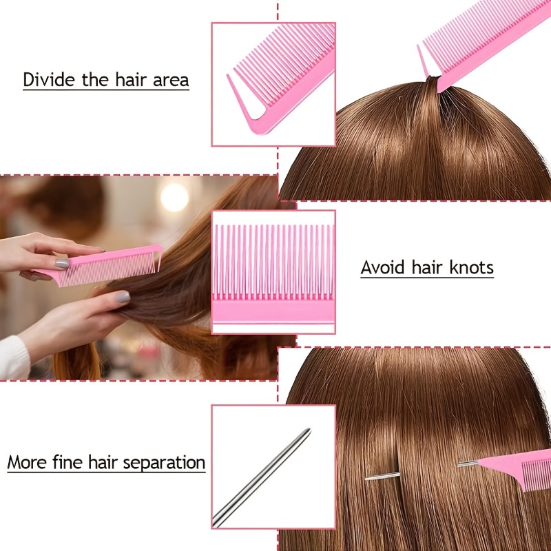 6Pcs Set Alat Penataan Rambut  - Brush Bristle Set ulasan dan harga