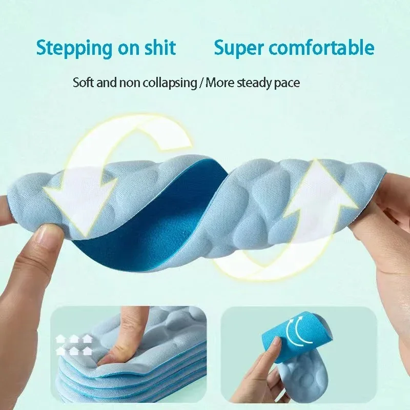 2/4 Buah Sol Busa Memori Pijat - Insole Memory Foam ulasan dan harga
