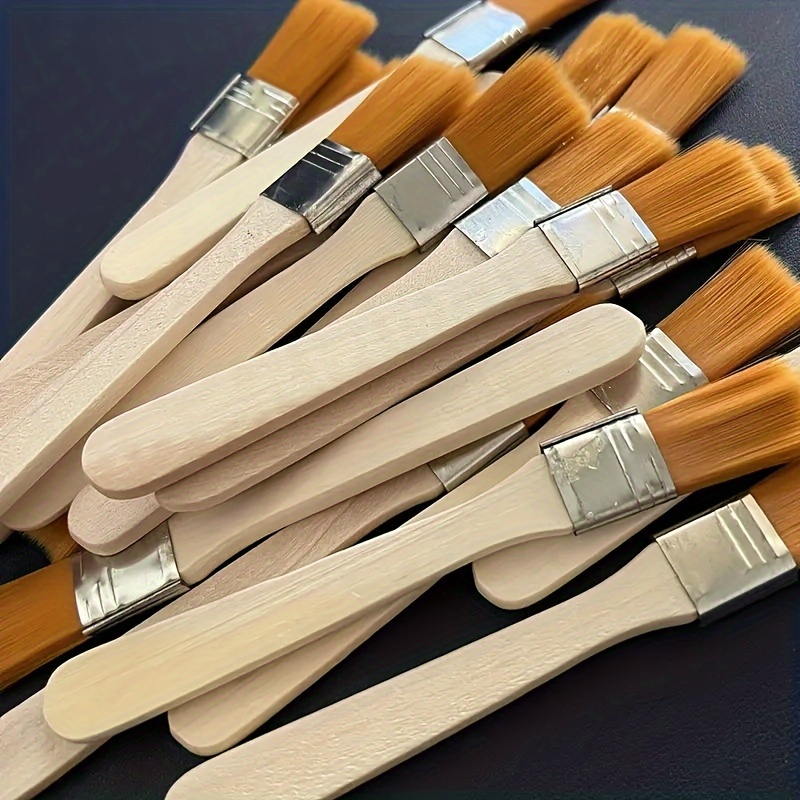 10 Buah Kuas Cat Bulu Nilon Ga - Brush Bristle Set ulasan dan harga