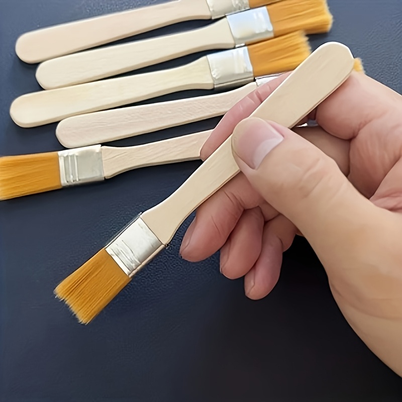 10 Buah Kuas Cat Bulu Nilon Ga - Brush Bristle Set ulasan dan harga